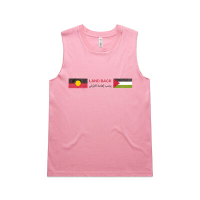 Blackfulla-Palestinian Solidarity Tank - Contoured Cut Thumbnail