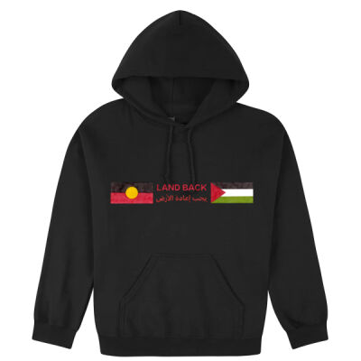 Blackfulla-Palestinian Solidarity - Hoodie Black Thumbnail